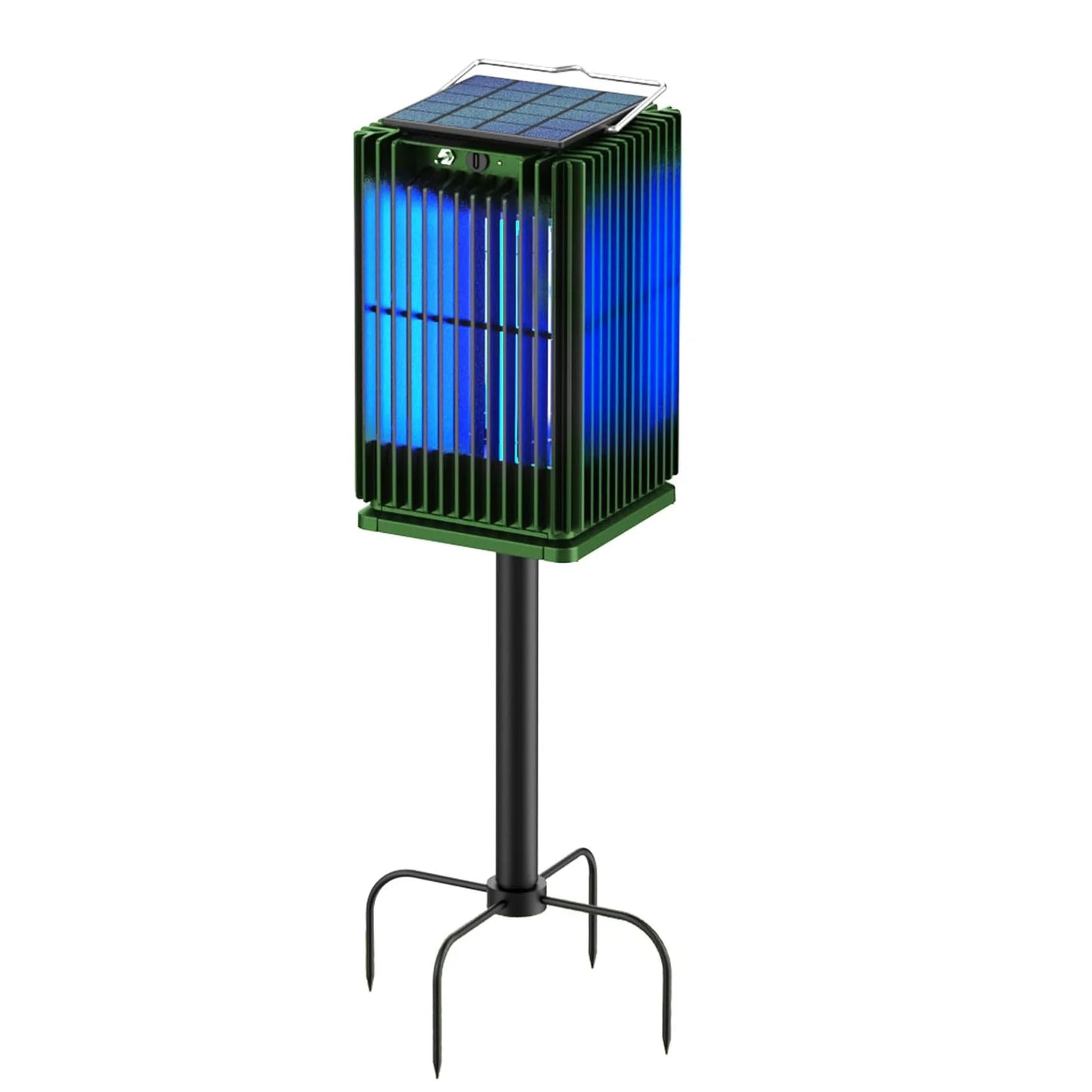 Solar Outdoor Bug Zapper Cordless Mosquito Zapper Waterproof Bracket