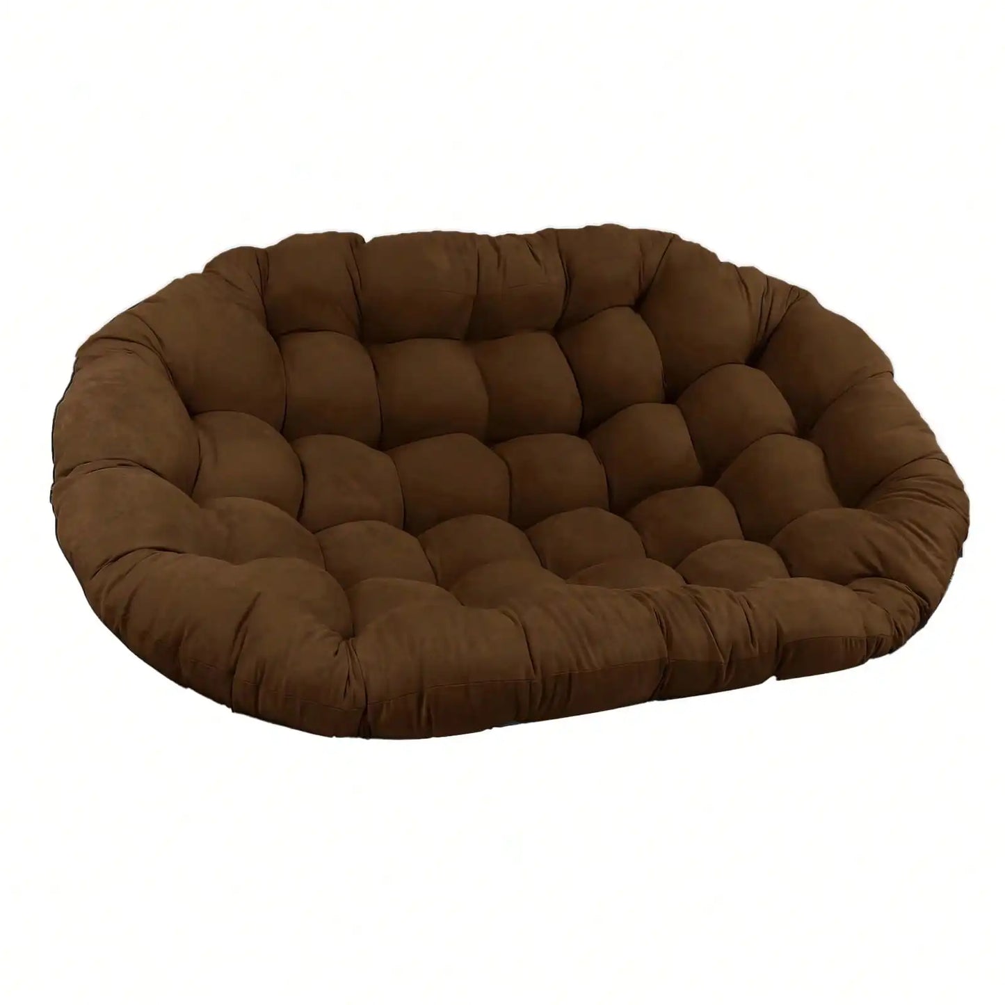 Weather Resistant Double Papasan Cushion Outdoor Rocking Chair