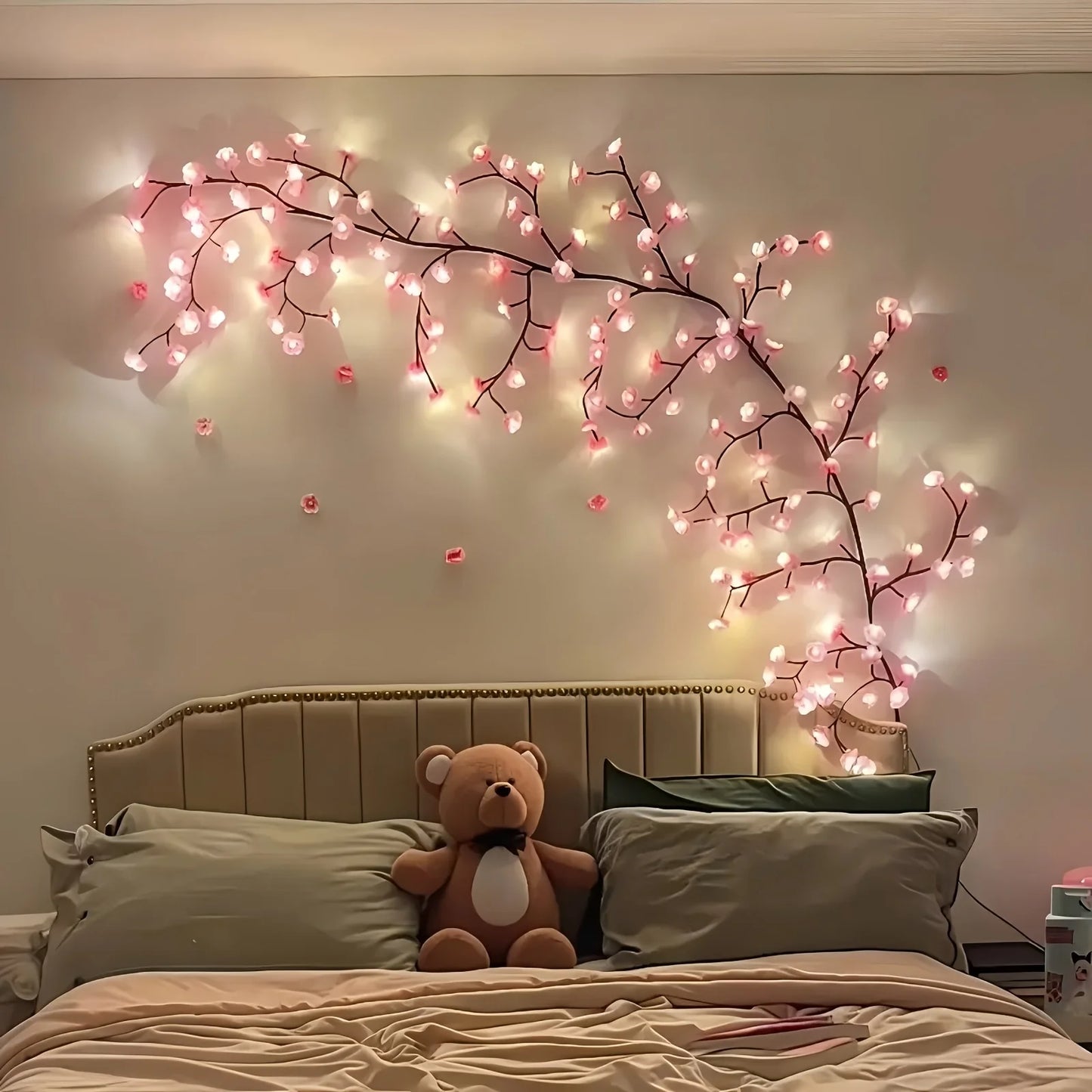 96 LED Cherry Blossom Tree Light For DIY Bedroom Decor And Parties