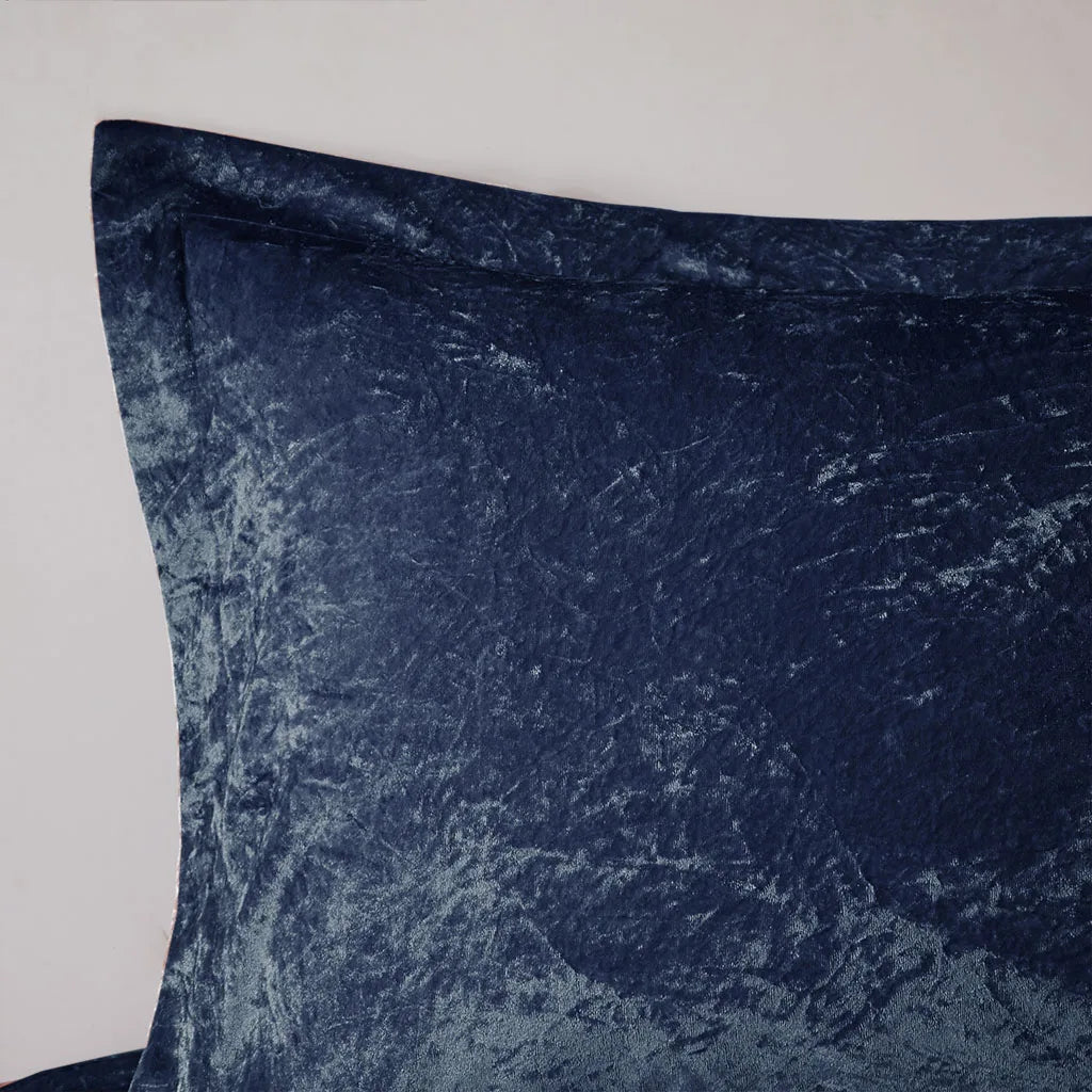 NONECN Velvet Comforter Set With Throw Pillow 100 Percent Polyester