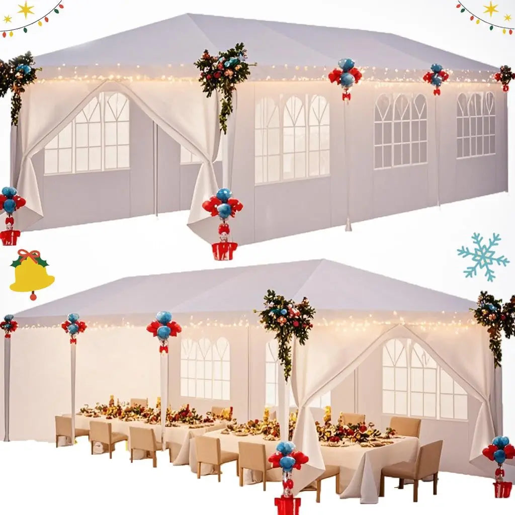 Tooluck Outdoor Party Tent With Removable Sidewalls, Waterproof