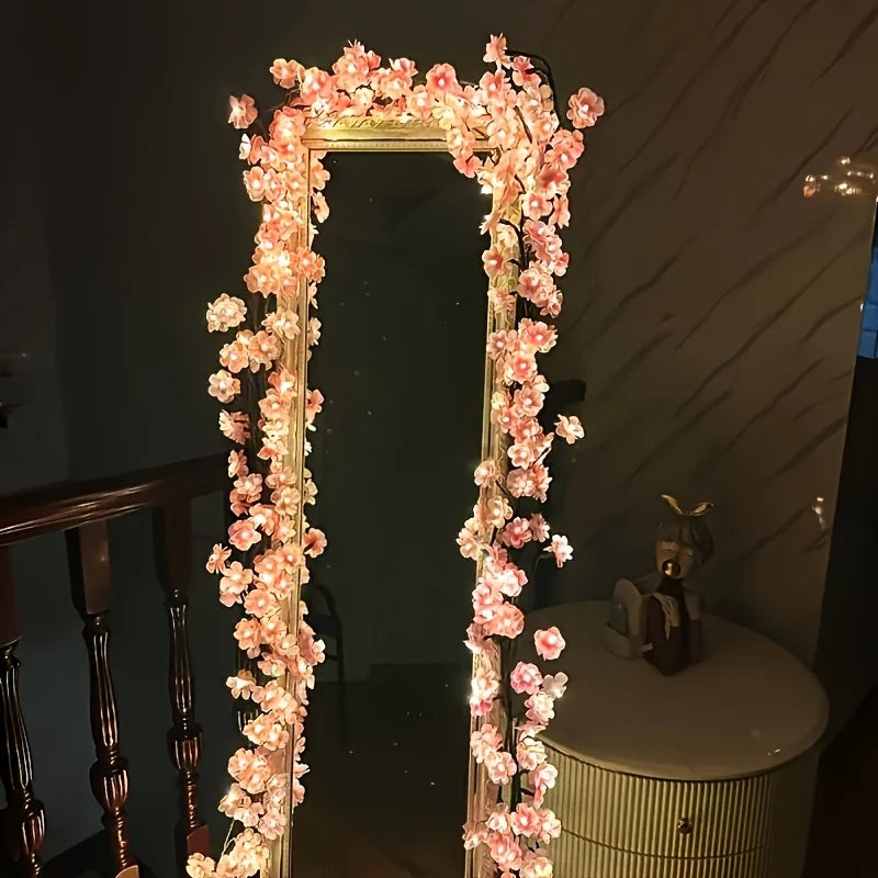 96 LED Cherry Blossom Tree Light For DIY Bedroom Decor And Parties