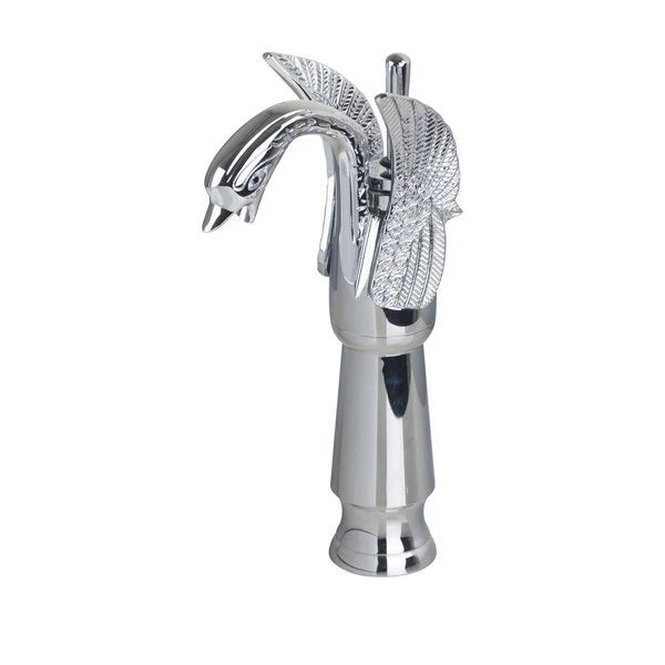 Uythner Luxury Swan Bath Basin Brass Faucet Cold and Hot Water Mixer Taps Black /Gold/Antique Bathroom Washbasin Crane