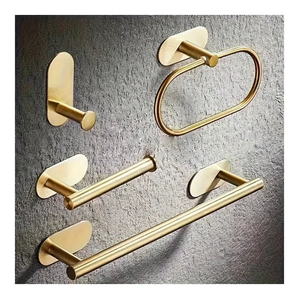 Bathroom Accessories Set With Towel Bar And Toilet Paper Holder