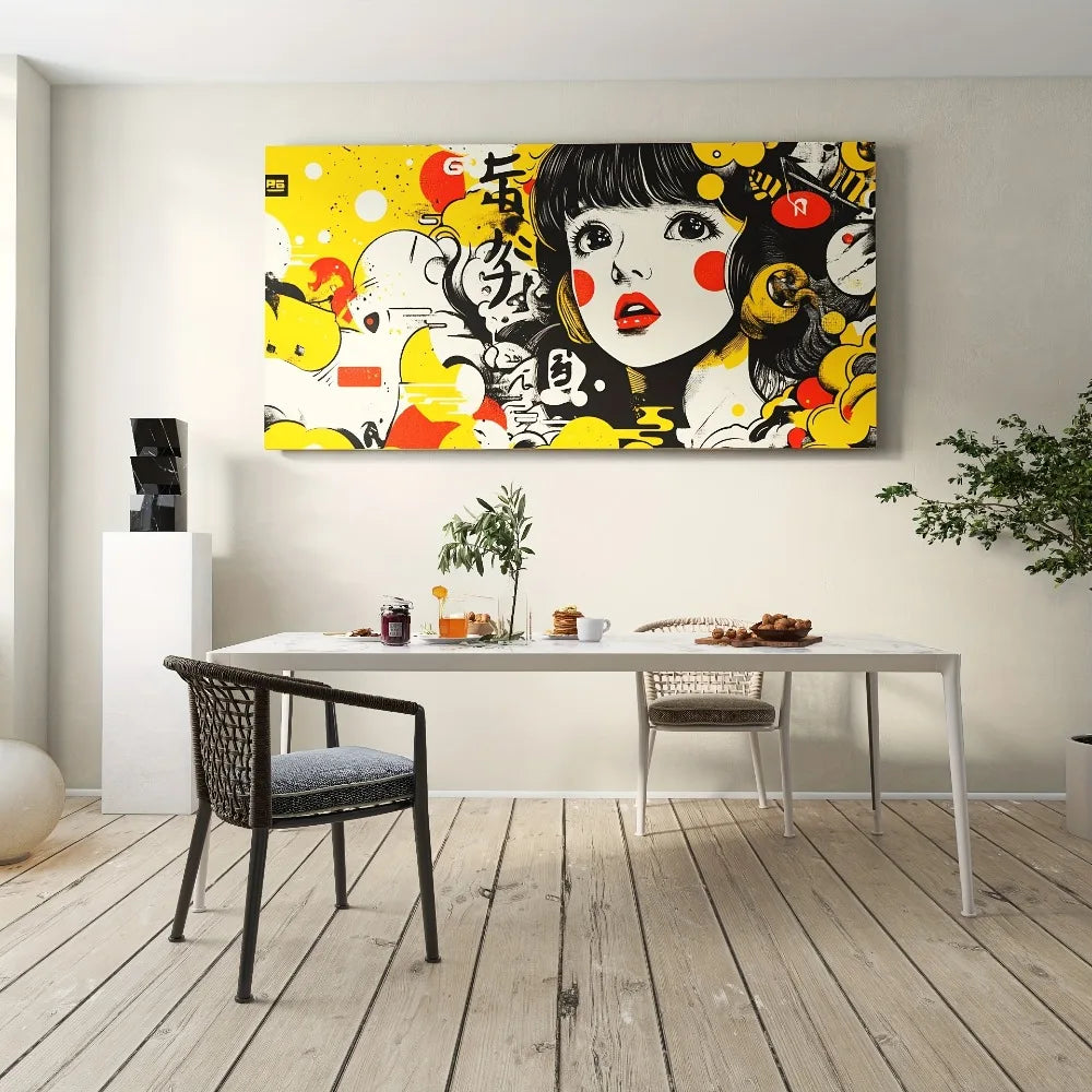 The soft whisper of a girl's heart,the beautiful imprint of youth,suitable for interior decoration,1.5inch thick pine solid wood