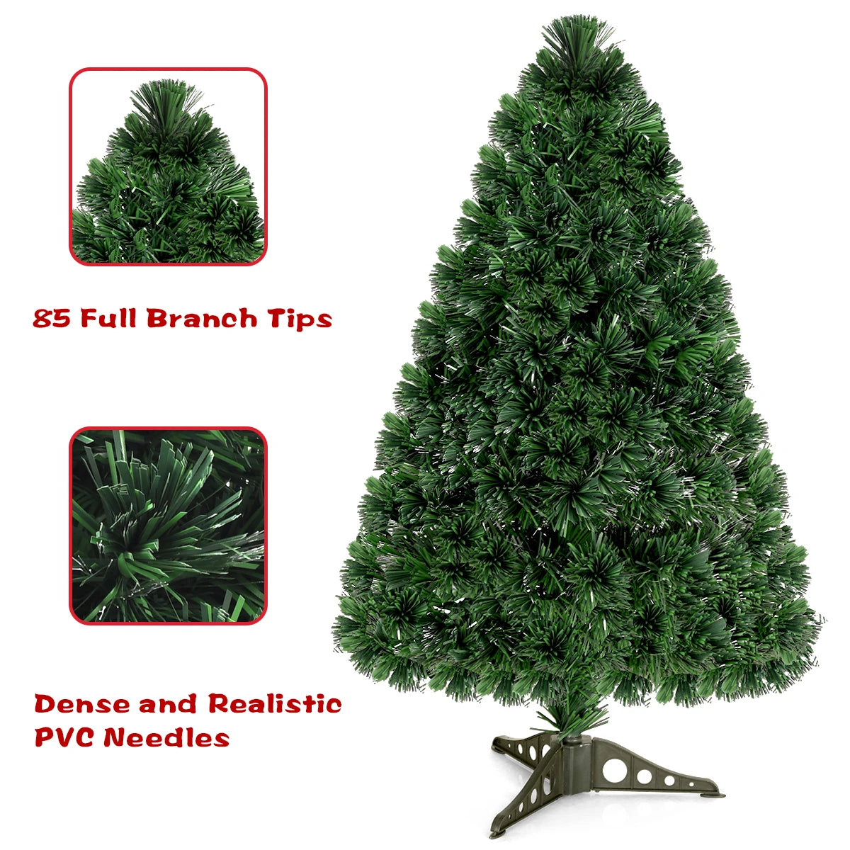 LIFEZEAL Artificial Christmas Tree for Holiday Home and Office Decor
