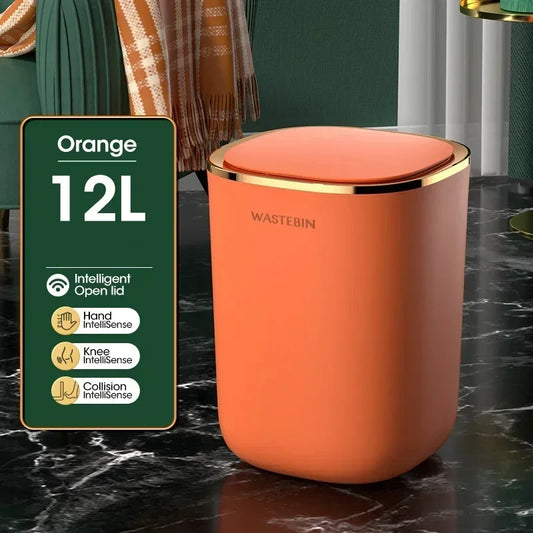 Automatic Smart Sensor Trash Can for Kitchen and Bathroom