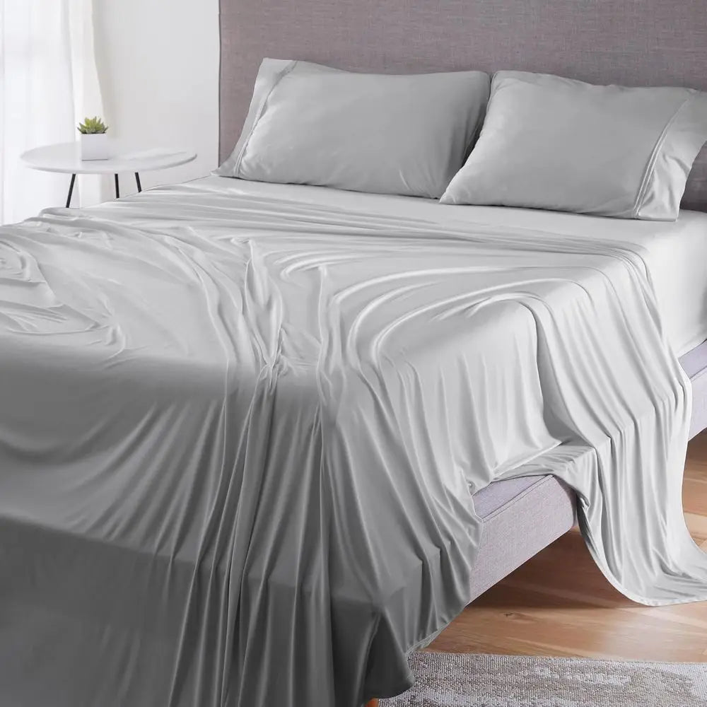 Dri-Tec Sheet Set – Moisture Wicking Technology, Breathable, Cooling Sheets – lat Sheet, itted Sheet, Pillowcases – All MattrTyp
