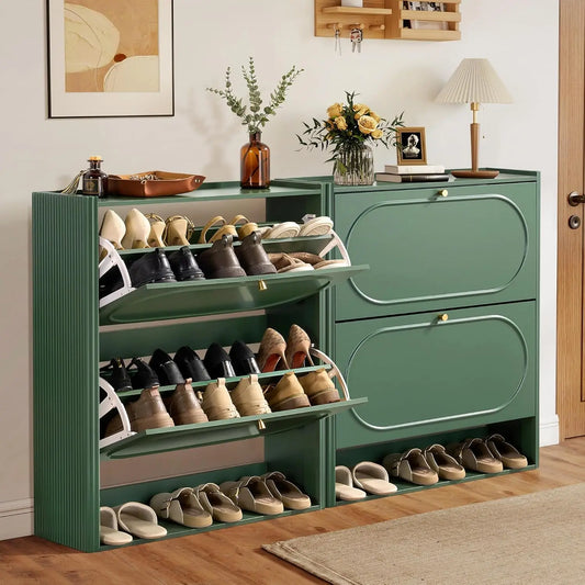 XIAOLANG Shoe Storage Cabinet With Flip Drawers
