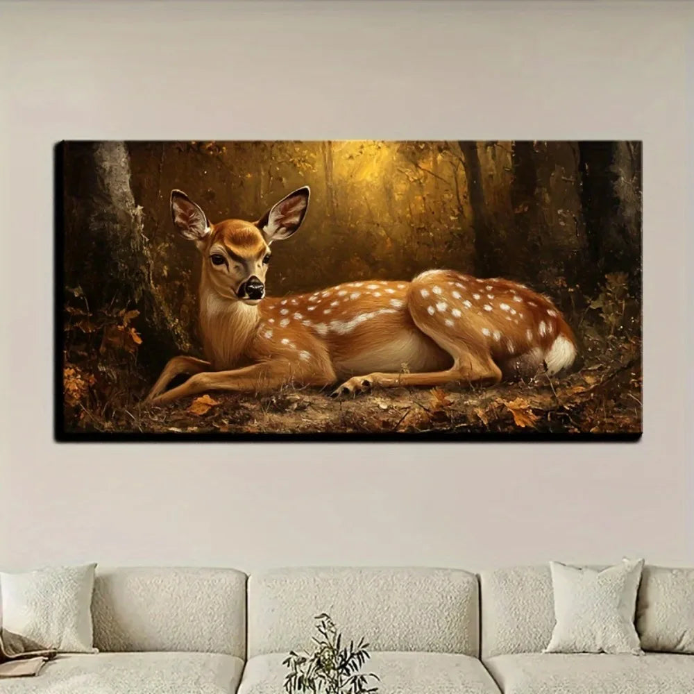 Vintage oil painting aesthetic decoration, suitable for interior wall decoration, 1.5 inch thick pine solid wood frame