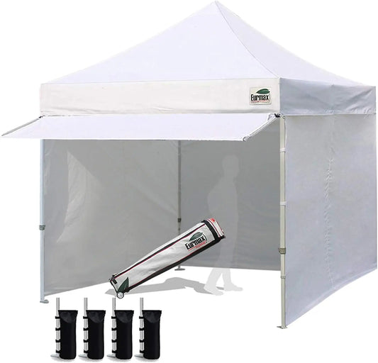 Pop Up Canopy Tent With Removable Sidewalls And UV Protection