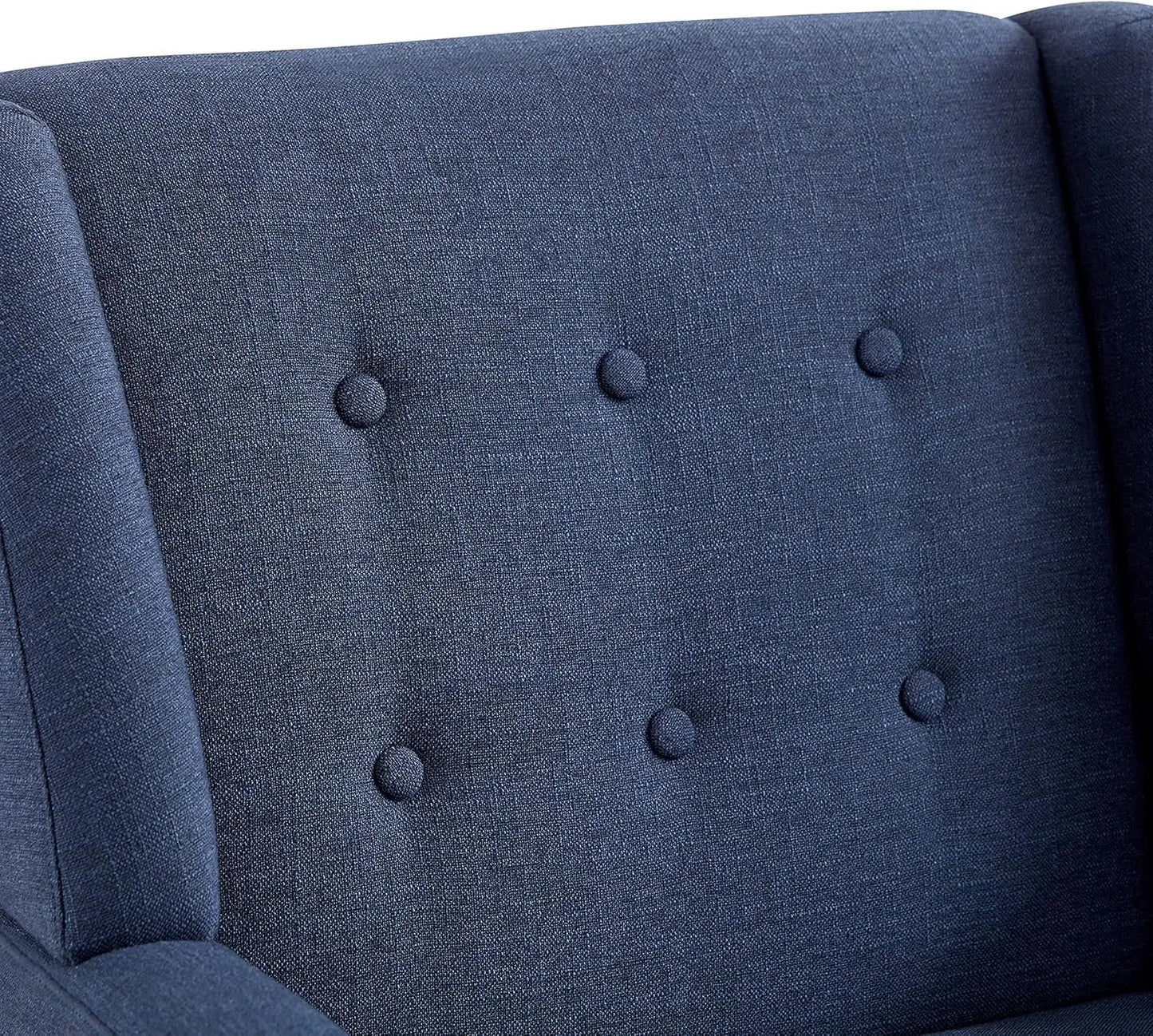 MOYU Accent Chairs Set of 4 Upholstered Button Tufted Armchairs