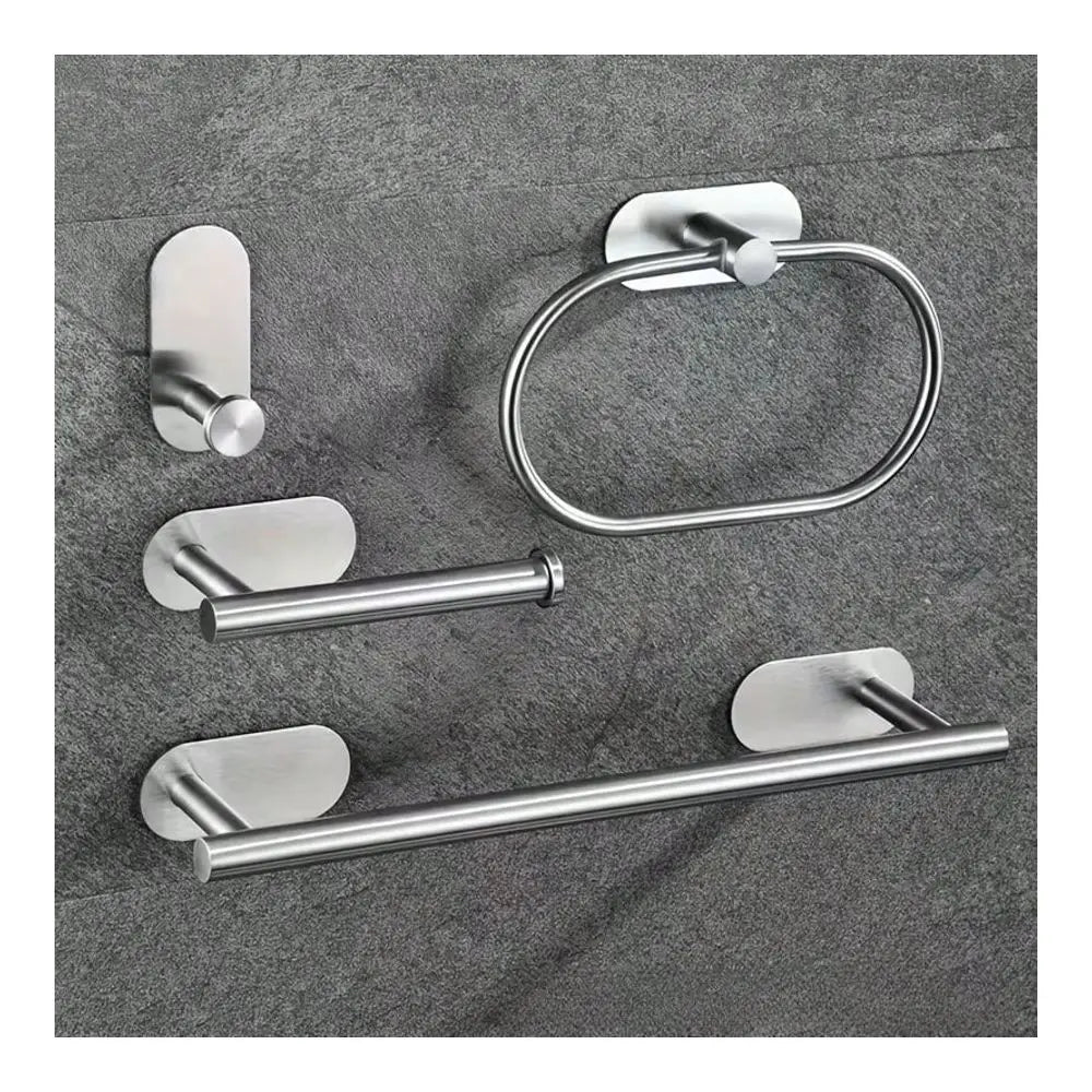 Bathroom Accessories Set With Towel Bar And Toilet Paper Holder