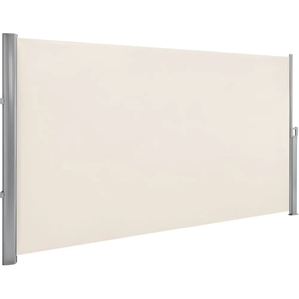 78" x 138" Aluminium Patio Retractable Side Awning, ully Assembled Waterproo Sunshade Privacy Sn or Garden, Balcony and Pools (B