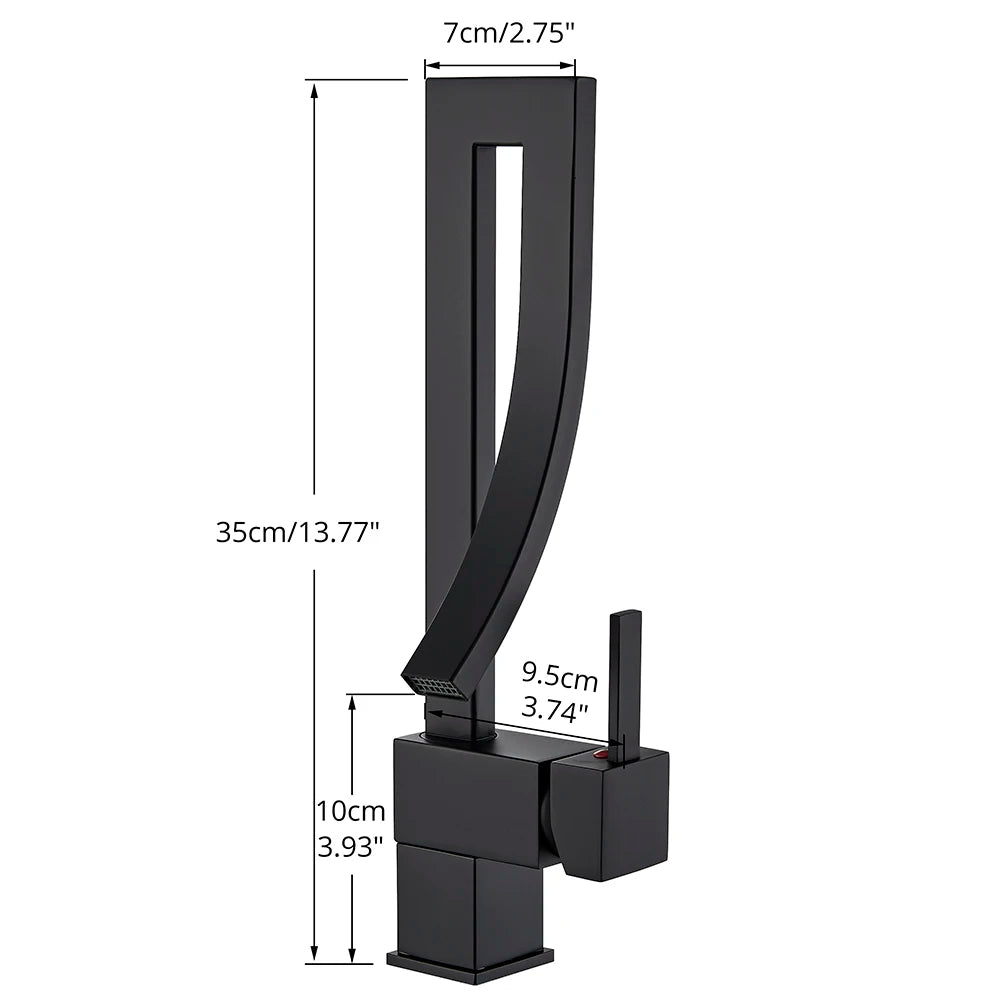 Basin Faucet Black Bathroom Basin Mixers Deck Mounted Cold Hot Taps Single Lever Lavatory Sink Faucet Gold Washing Tap