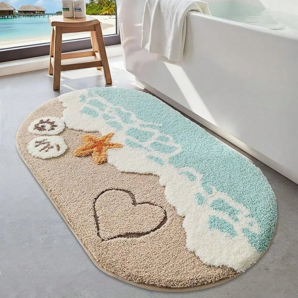 Soft Absorbent Non Slip Bath Mat For Bathroom Kitchen Entry
