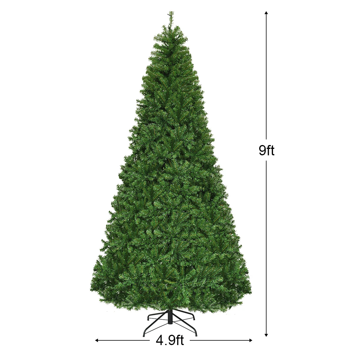 MULTIGOT Prelit Artificial Christmas Tree With LED Lights
