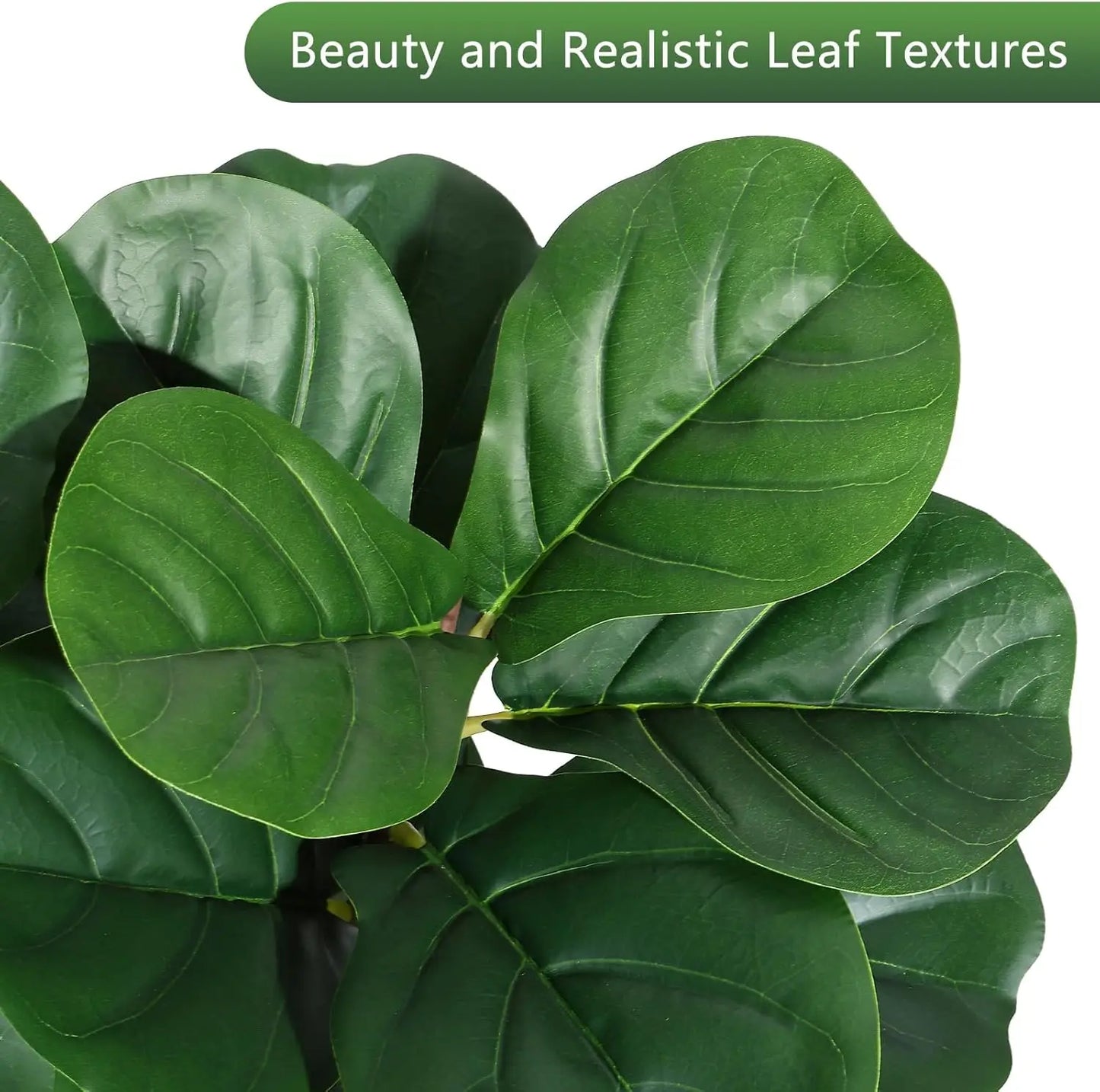 HiMISSCN Fiddle Leaf Fig Tree Artificial Planter
