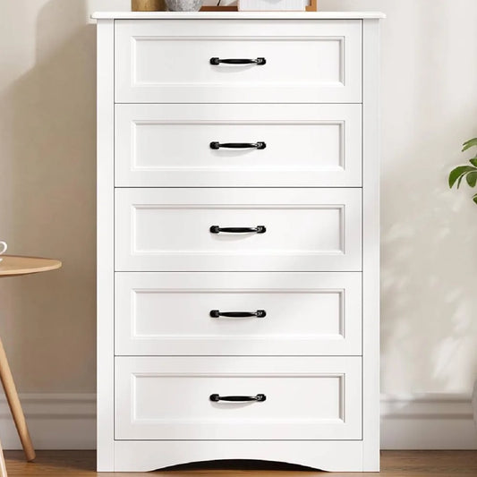 RBXC Wood Dresser With Anti Tip For Bedroom Large Capacity