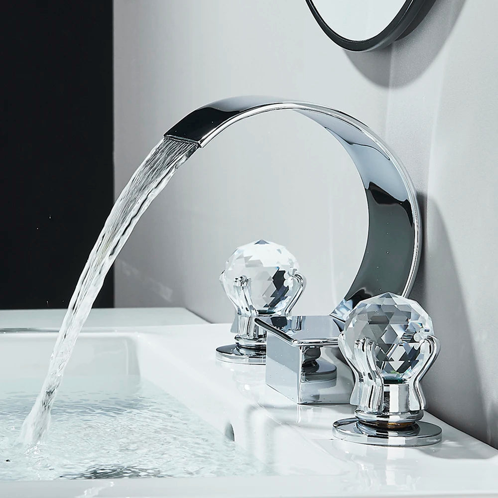 White/Black Basin Faucets Bath Basin Sink Mixer Taps  Bathroom Brass Taps Square Vessel Faucet Basin Cold Hot Water Mixer Tap
