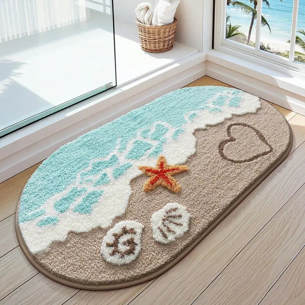 Soft Absorbent Non Slip Bath Mat For Bathroom Kitchen Entry