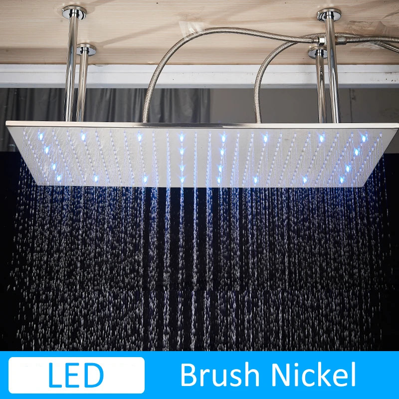 Uythner Luxury Ceiling Mounted Rain Shower Head With Shower Arm
