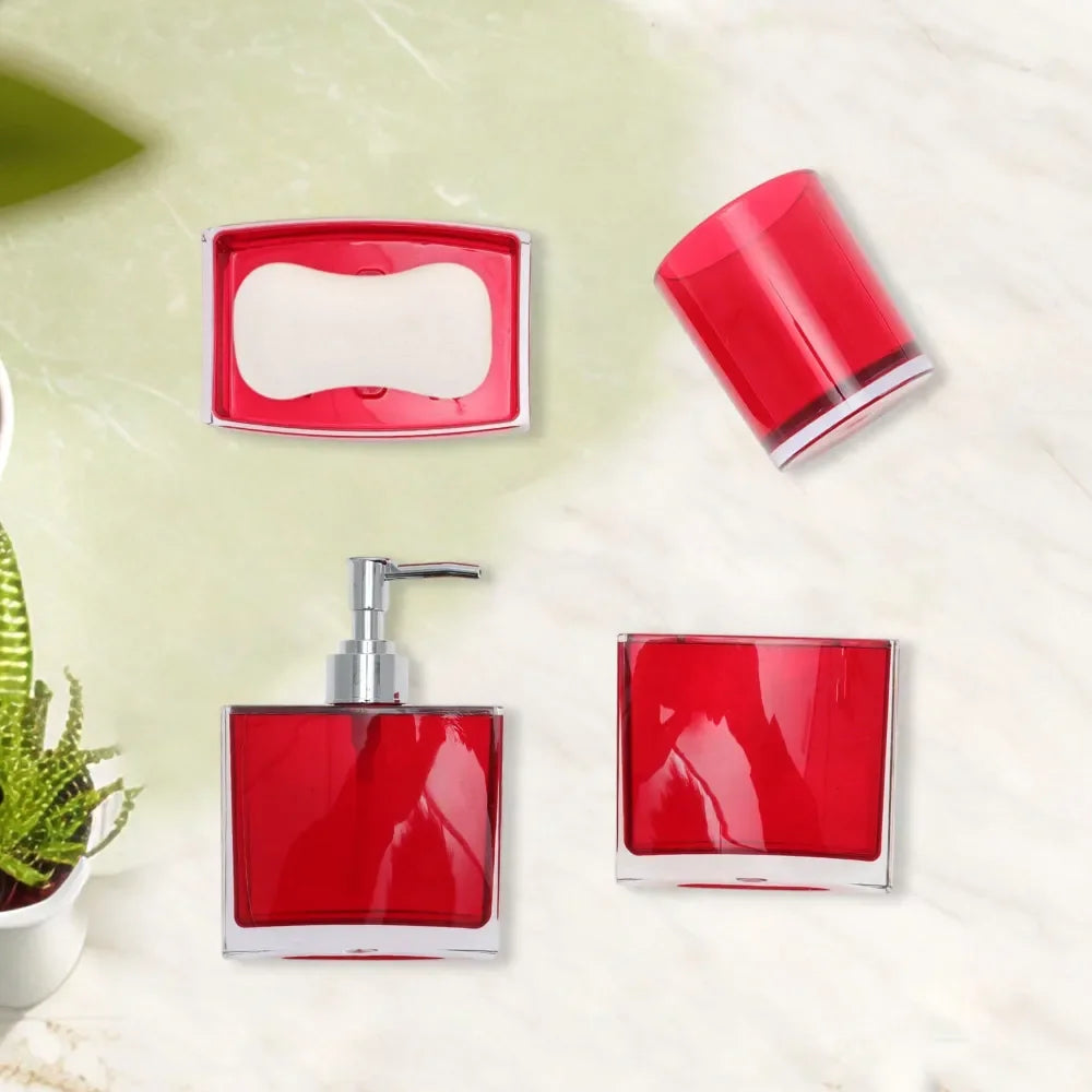Lightweight Bathroom Accessories Set For Vanities EcoFriendly Plastic