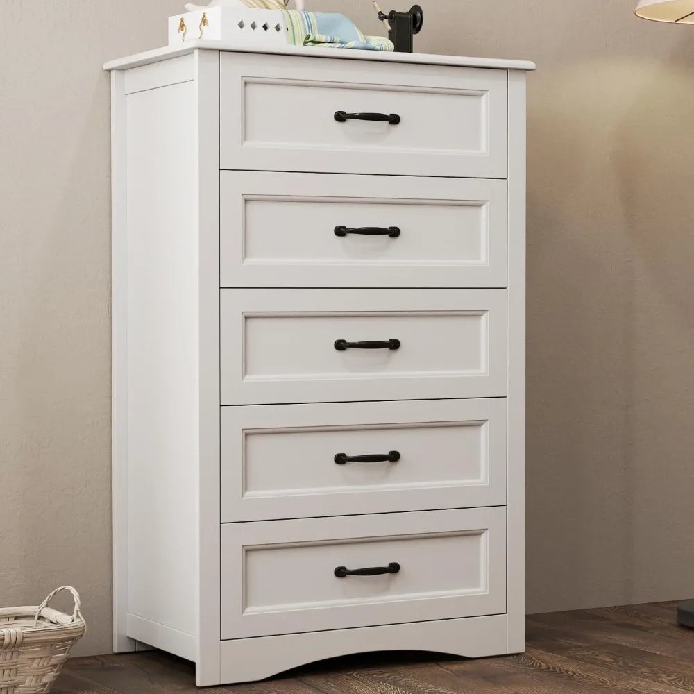 RBXC Wood Dresser With Anti Tip For Bedroom Large Capacity