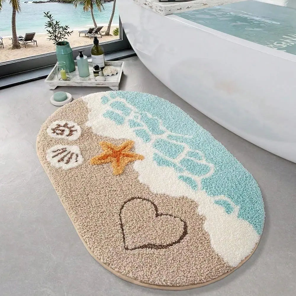 Soft Absorbent Non Slip Bath Mat For Bathroom Kitchen Entry