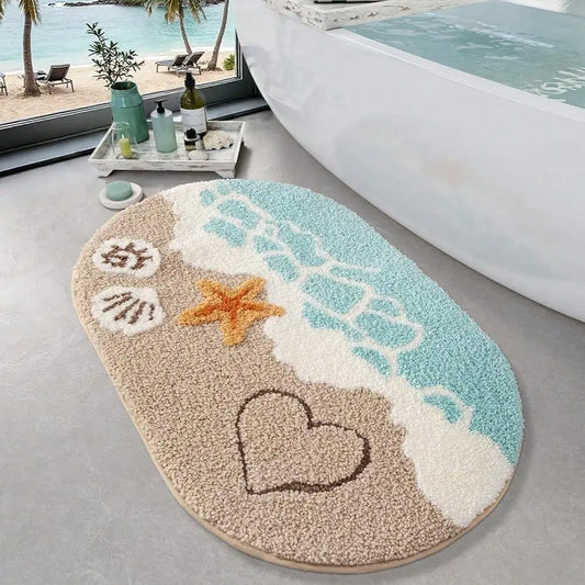 Soft Absorbent Non Slip Bath Mat For Bathroom Kitchen Entry