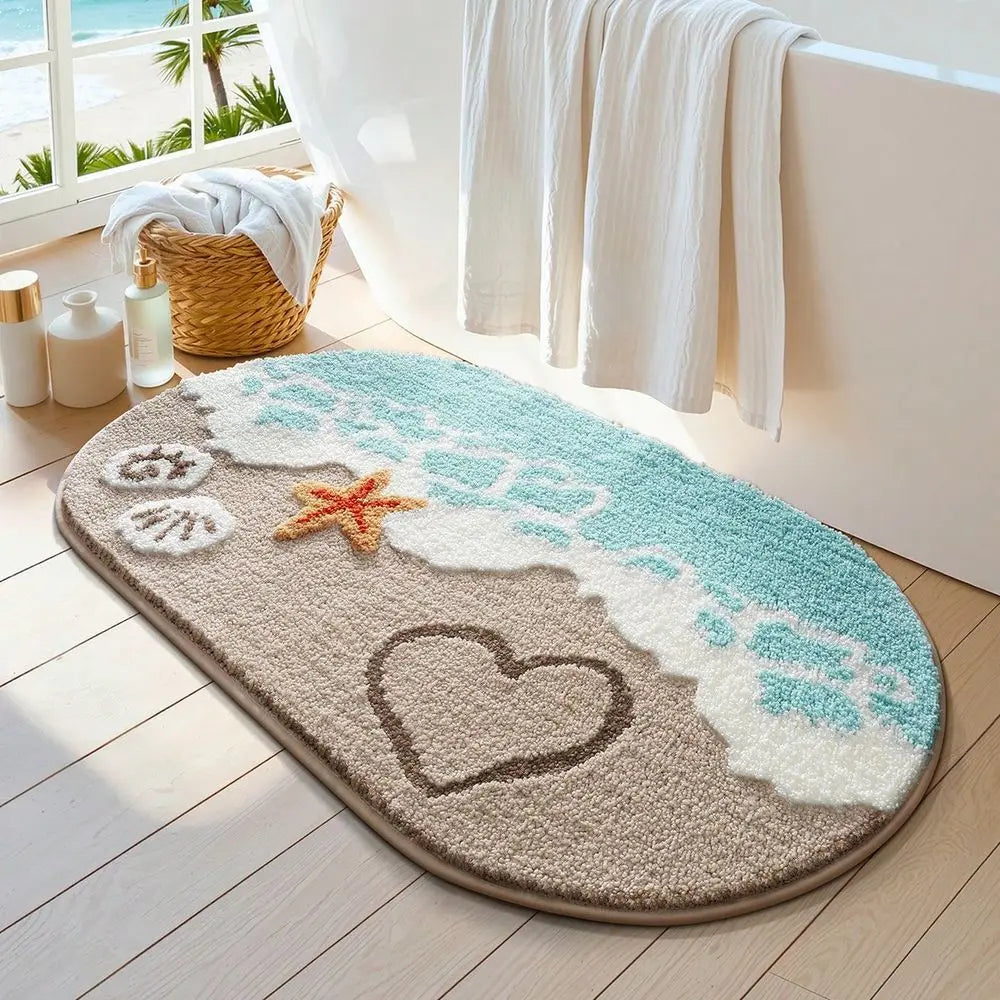 Soft Absorbent Non Slip Bath Mat For Bathroom Kitchen Entry