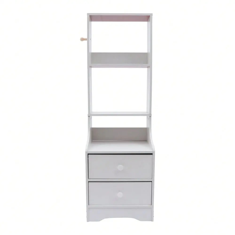 Modern Nightstand With 2 Drawers, Tall Bed End Table/Bedside Table For Bedroom Living Room, Bed Side /Night Stand Wit