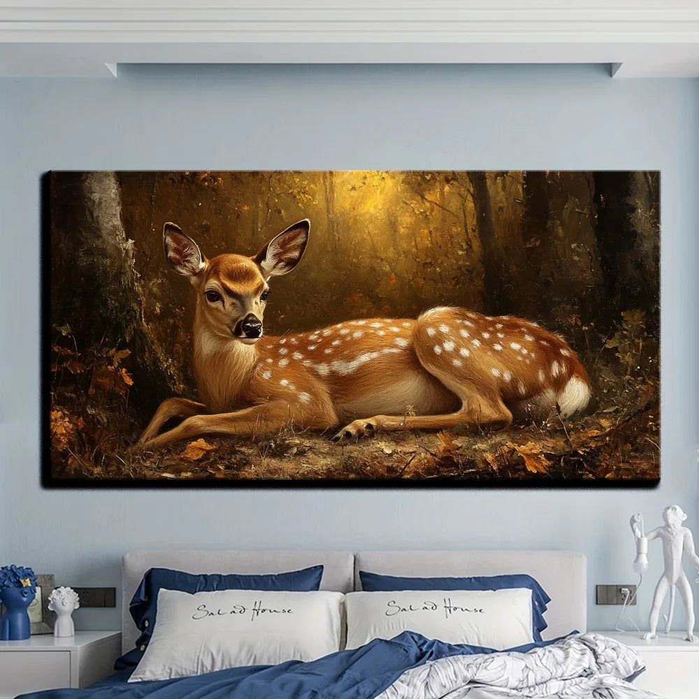 Vintage oil painting aesthetic decoration, suitable for interior wall decoration, 1.5 inch thick pine solid wood frame