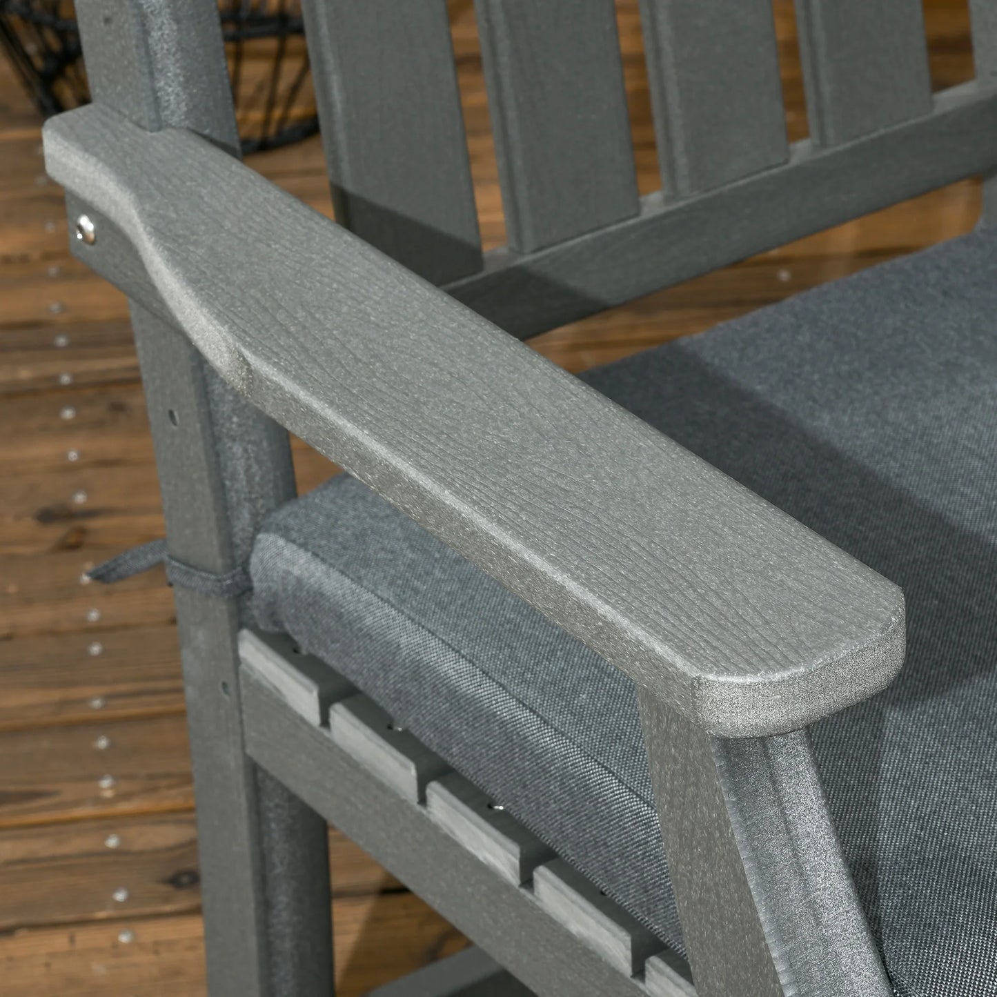 Outsunny Patio Dining Set with Umbrella Hole and Cushions