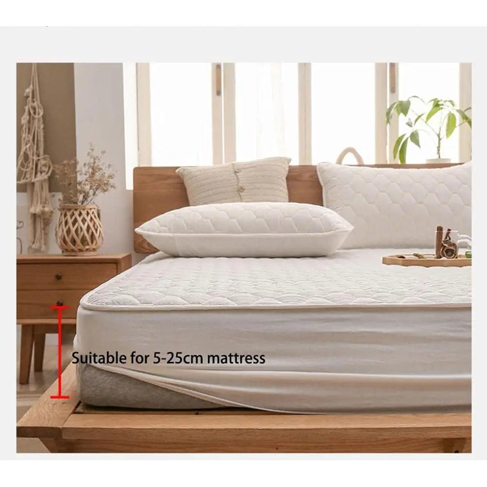 Hotel Lux Bed Sheets Kids Waterproo Urinary Quilted MattrProtector, Single Double King Size MattrTopper in The Elderly Bedroom k