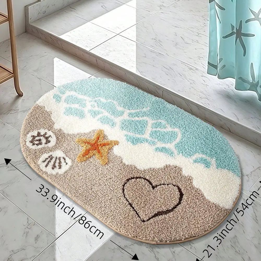 Soft Absorbent Non Slip Bath Mat For Bathroom Kitchen Entry