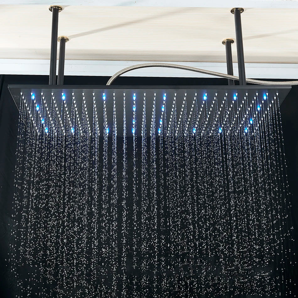 Uythner Luxury Ceiling Mounted Rain Shower Head With Shower Arm
