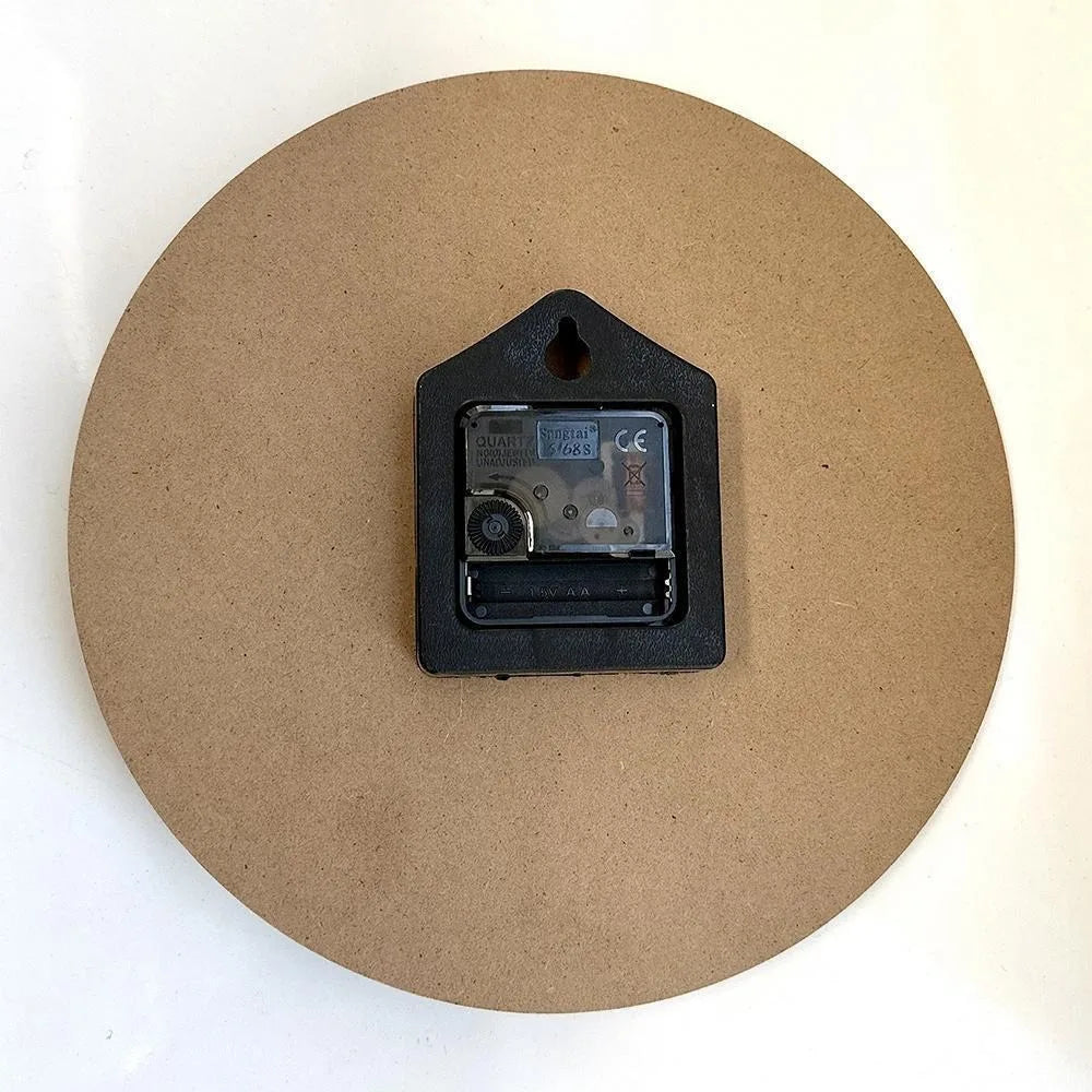 2D Flat Glowing Mushroom Themed Wall Clock Features a Silent Quartz Movement.It Is an Choice Wall Decoration, an Excellent Birth