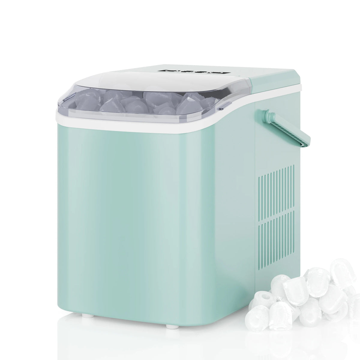 Portable Countertop Ice Maker with Self-Cleaning Bullet Ice Cubes