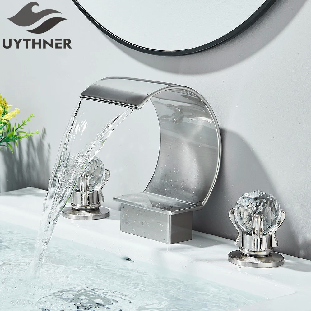 White/Black Basin Faucets Bath Basin Sink Mixer Taps  Bathroom Brass Taps Square Vessel Faucet Basin Cold Hot Water Mixer Tap