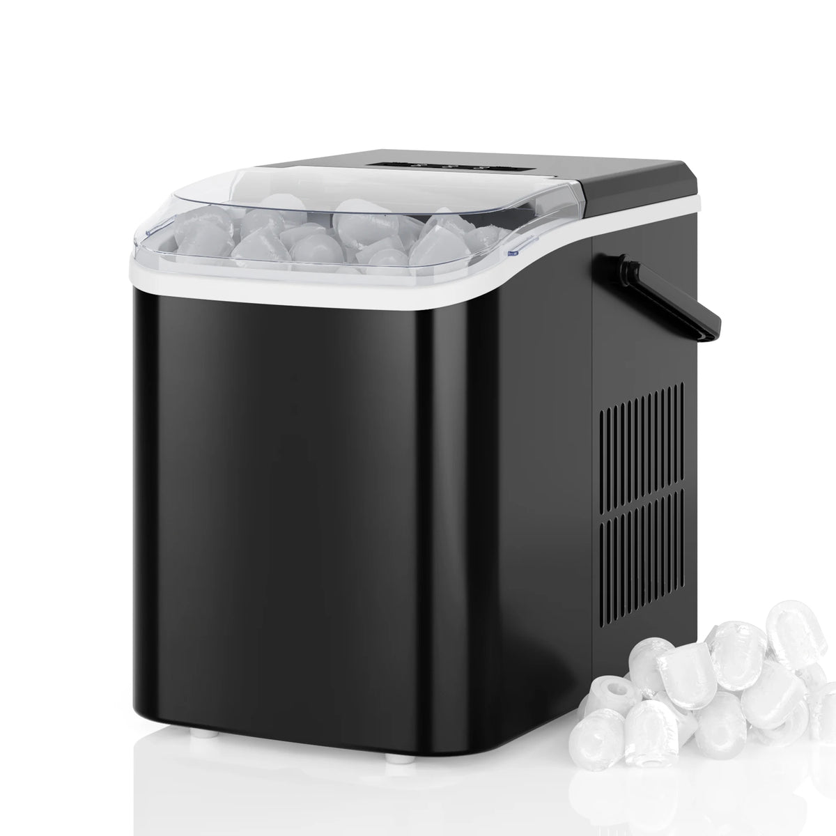 Portable Countertop Ice Maker with Self-Cleaning Bullet Ice Cubes
