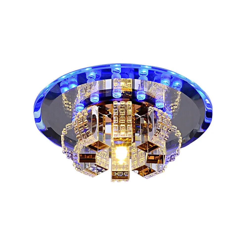 Adjustable Crystal Ceiling Lamp 3000K To 6500K LED Fixture