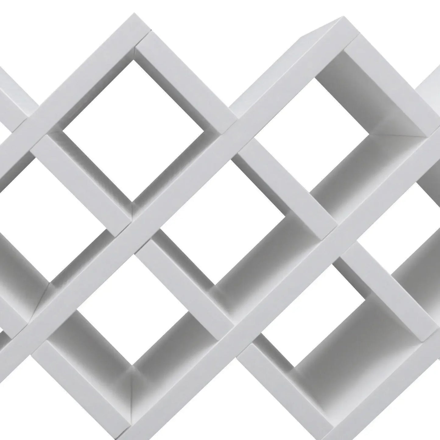 Ten Cell Wood Free Standing Wine Rack Countertop Organizer