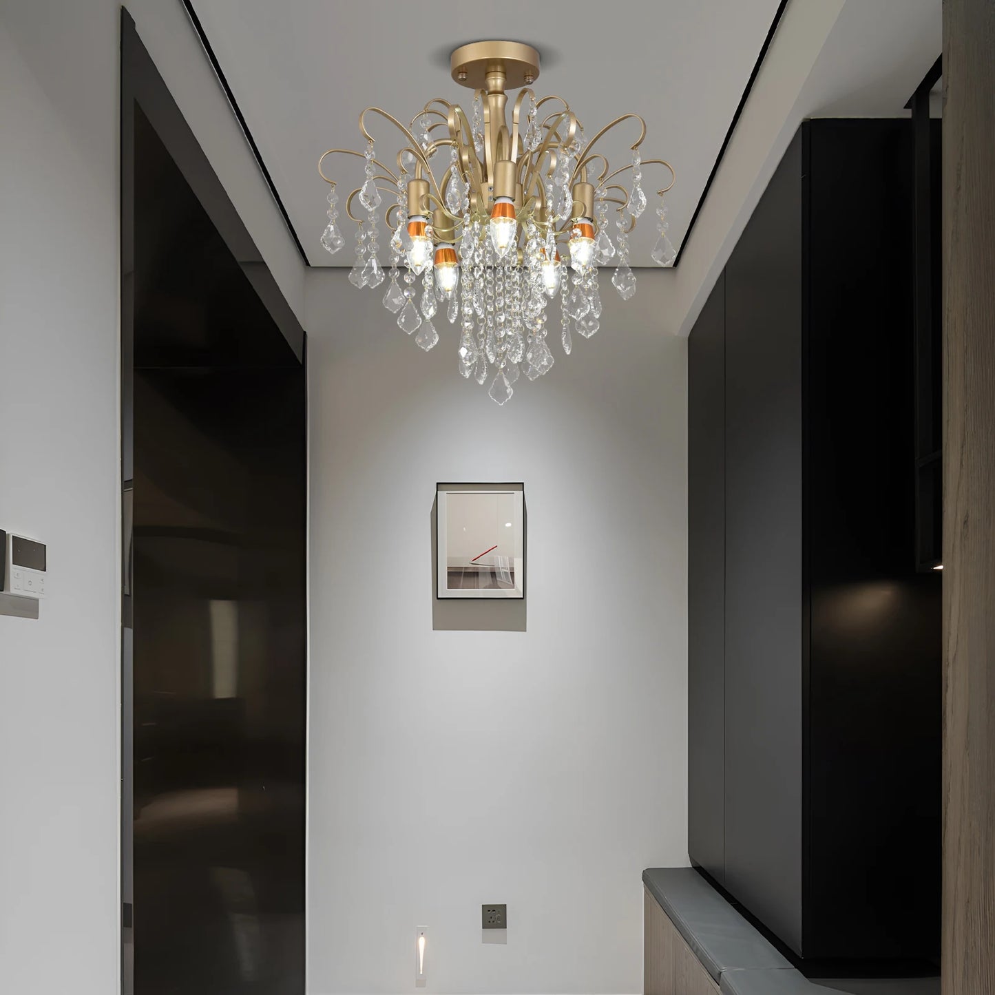 GreeLustr Luxury Crystal Pendant Ceiling Lamp Home Decoration Living Room Bedroom Chandelier Ceiling Light Modern Lighting